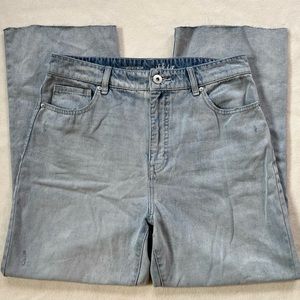 Style & Co Women’s Wide Crop Light Wash Jeans